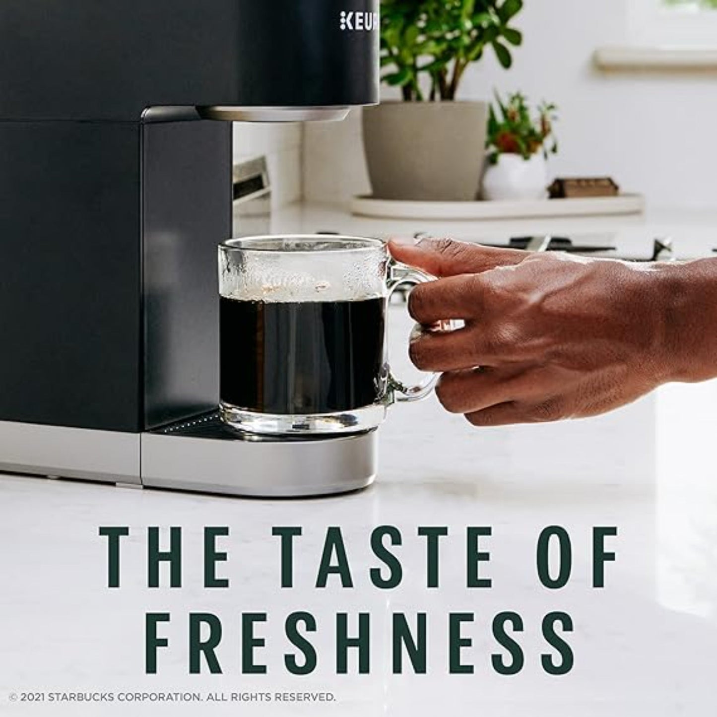 Starbucks K-Cup Coffee Pods, Medium Roast Coffee, Pike Place Roast for Keurig Brewers, 100% Arabica, 4 boxes (96 pods total)